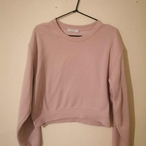 Stradivarius pink crop like new, size M