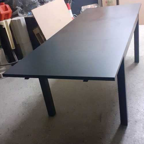 Table used 220x84x14x74 cm with 2 leaves of 40 cm