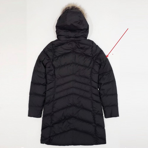 Marmot Montreal 700Down women's winter puffer jacket used, black, size M