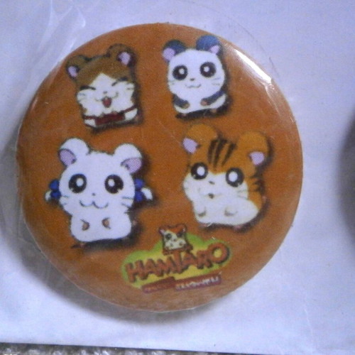 Hamtaro badges new, pack of 12 vintage pieces