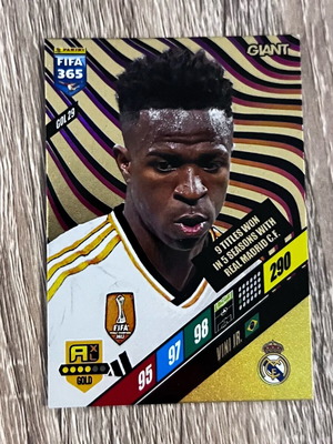 FIFA Adrenalyn Giant Vini Jr new from Adrenalyn 2024 collection