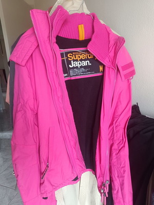 Superdry snow jacket like new, pink, size M