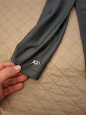 PCP elastic leggings gray metallic like new