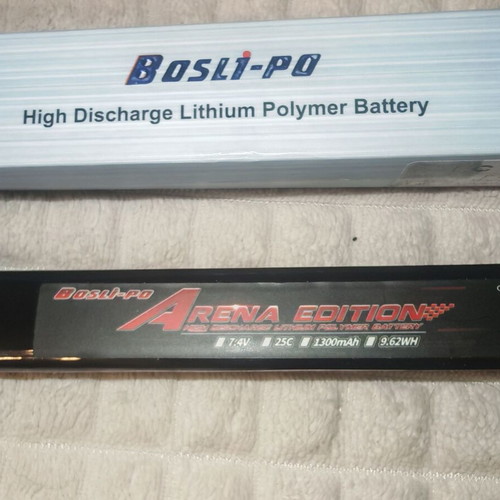 BosLi-Po Arena Edition Li-Po Battery 7.4V 1300mAh New