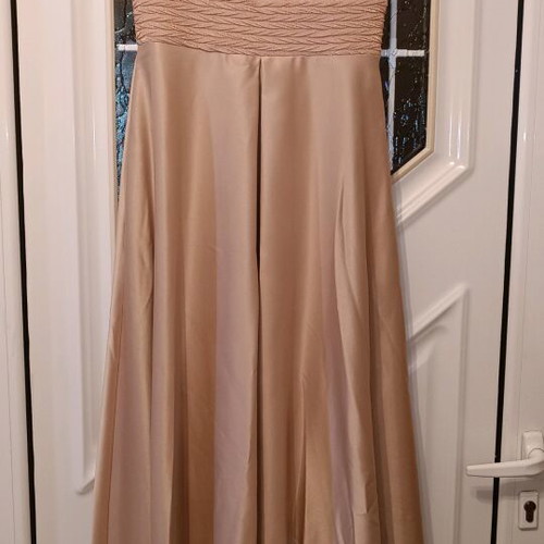 Long formal dress, sapio milo color, fits small-medium