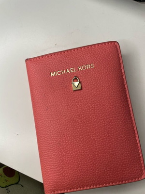 Michael Kors passport case used, pink