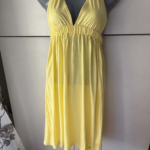 Tommy Hilfiger vintage cotton dress size S like new, yellow