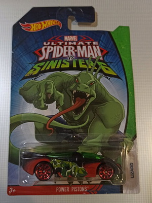 Hot Wheels Ultimate Spider-Man Lizard Power Pistons Marvel new
