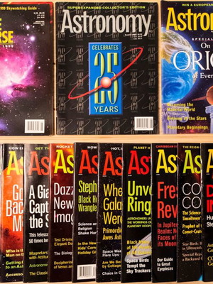 Περιοδικό Astronomy μεταχειρισμένο, πακέτο 25 τεύχη συλλεκτικά