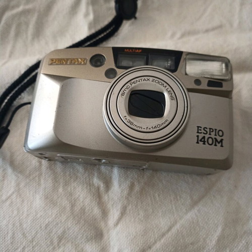 Pentax Espio 140 used camera with faint LCD indicators