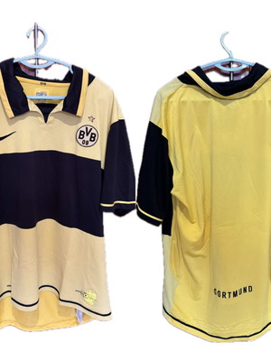 Dortmund Fc 2007-07 Home Jersey used, XL, Champions League anniversary