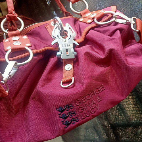 Bag Atelle handbag by George, Gina and Lucy, red and orange nylon