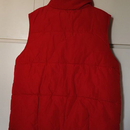 Colin's sleeveless jacket red, like new, size XS