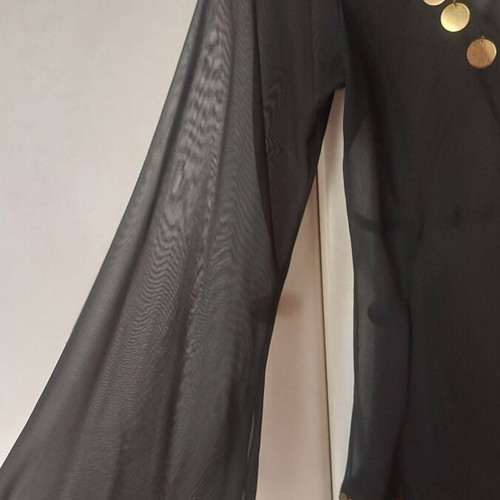 Lynne blouse transparent black like new, size S
