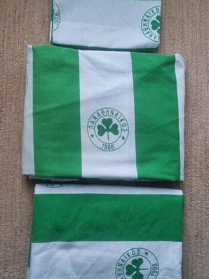 Σετ σεντόνια Παναθηναϊκού μεταχειρισμένο, 2 σεντόνια και μαξιλαροθήκη