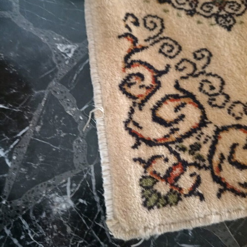 Persian handwoven rugs used, set of 2, 1970s
