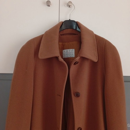 Makis Tselios Fashion Arte Maxima L/XL coat camel like new