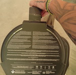 Nonstick frying pans set of 3, including grill pan