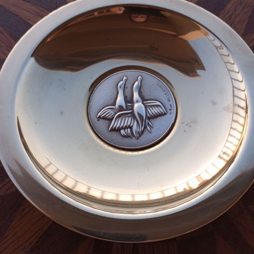 Ilias Lalaounis decorative brass and 925 silver plate