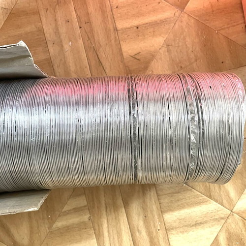 Masterflex Plus aluminum exhaust pipe, 100mm, 60cm to 3m