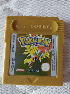 Pokemon Gold Game Boy cartridge, original