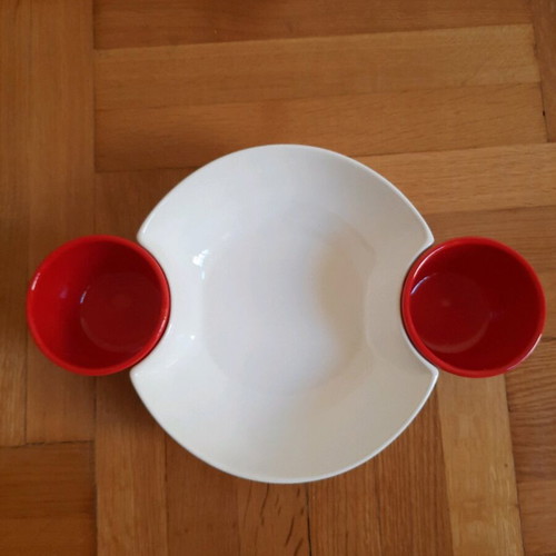 serving set in two colors