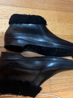 Winter ankle boots like new, black, size 39