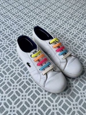 Lacoste sneakers kids size 31, white