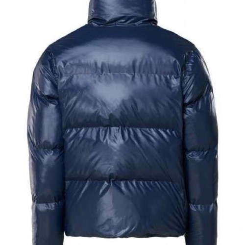Rains Boxy Puffer Jacket new, women's size S-M, shiny blue