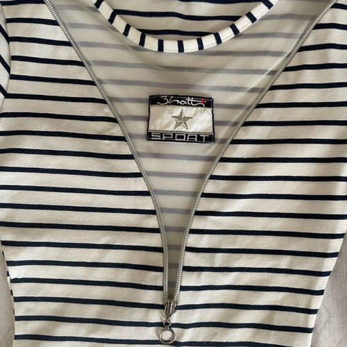 Striped bodysuit blouse like new, size XS-S