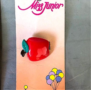 2 καρφίτσες φρουτάκια Miss Junior 1990s