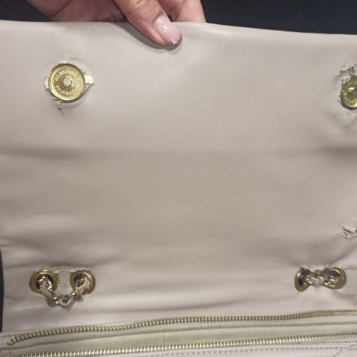 Nolah shoulder bag used, large capacity beige mocha