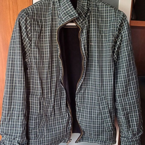 Lacoste jacket double-faced, like new, black and green, XL