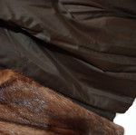 Vintage fur coat new, natural mink fur, size S