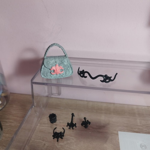 Monster High Rochelle Goyle accessories, 3D printed and handpainted