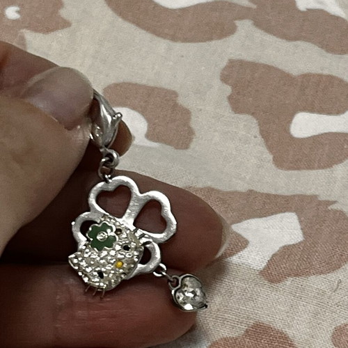 Swarovski Hello Kitty Charm limited edition used, stainless steel