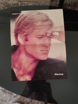 Vintage διπλής όψης αφίσα Μανίνα με Mel Gibson και Robert Redford