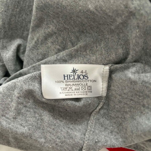Helios cotton long-sleeve shirt, size S-M, multicolor