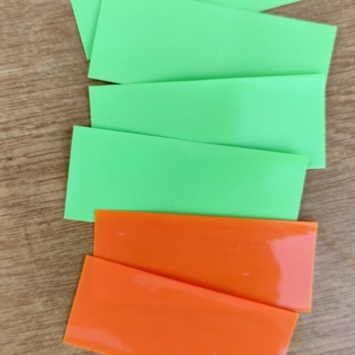 Heat shrink covers for 18650 batteries set of 6 new