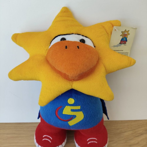 Mascot figure Bicas Paralympic Movement of Portugal 12'' new