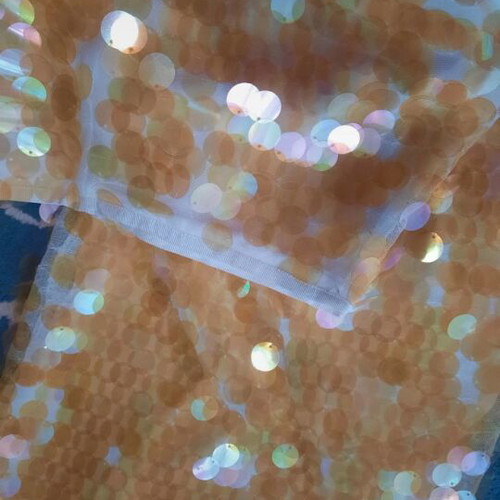 Zara pants with sequins like new, white and gold