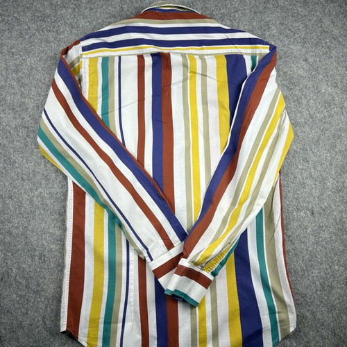 Vintage Kevin Up striped men's shirt medium multicolor used