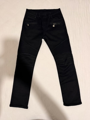 Balmain Paris Biker Jeans black, size 32, like new