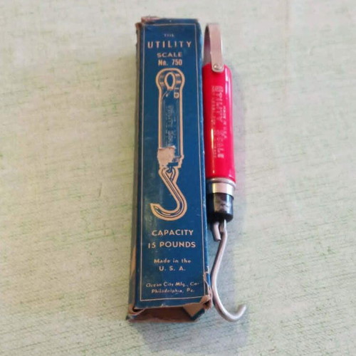 Ocean City No. 750 Fishing Scale like new with original box