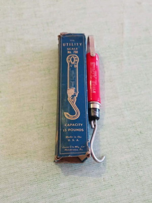 Ocean City No. 750 Fishing Scale like new with original box