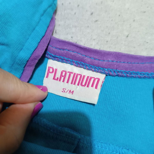 Platinum multicolor blouse-dress S-M, cotton
