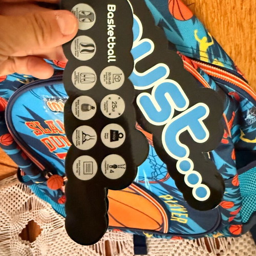 Must Team Slam Dunk School Backpack with Bottle Holder new