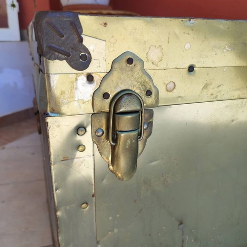 Vintage gold trunk