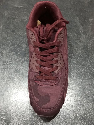 Men's athletic sneakers burgundy new size 42