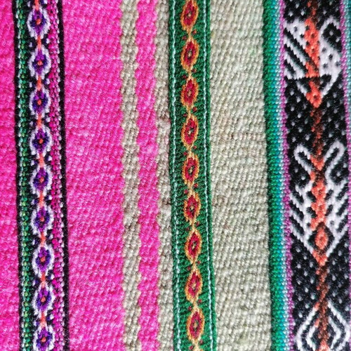 Peruvian woven toiletry bag new, handmade from sheep wool